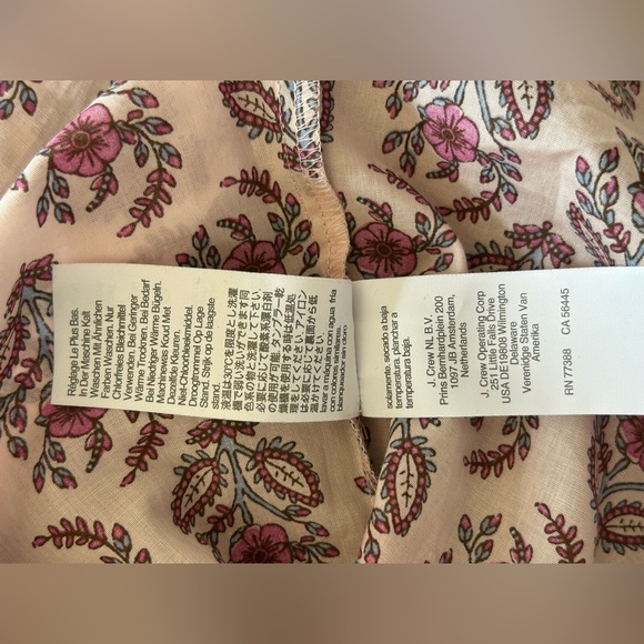 J.Crew Floral Button Down Shirt NWT Small - Picture 11 of 12